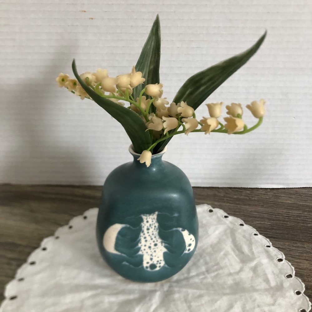 Vtg Aviemore Pottery Scotland Handmade Bud Vase